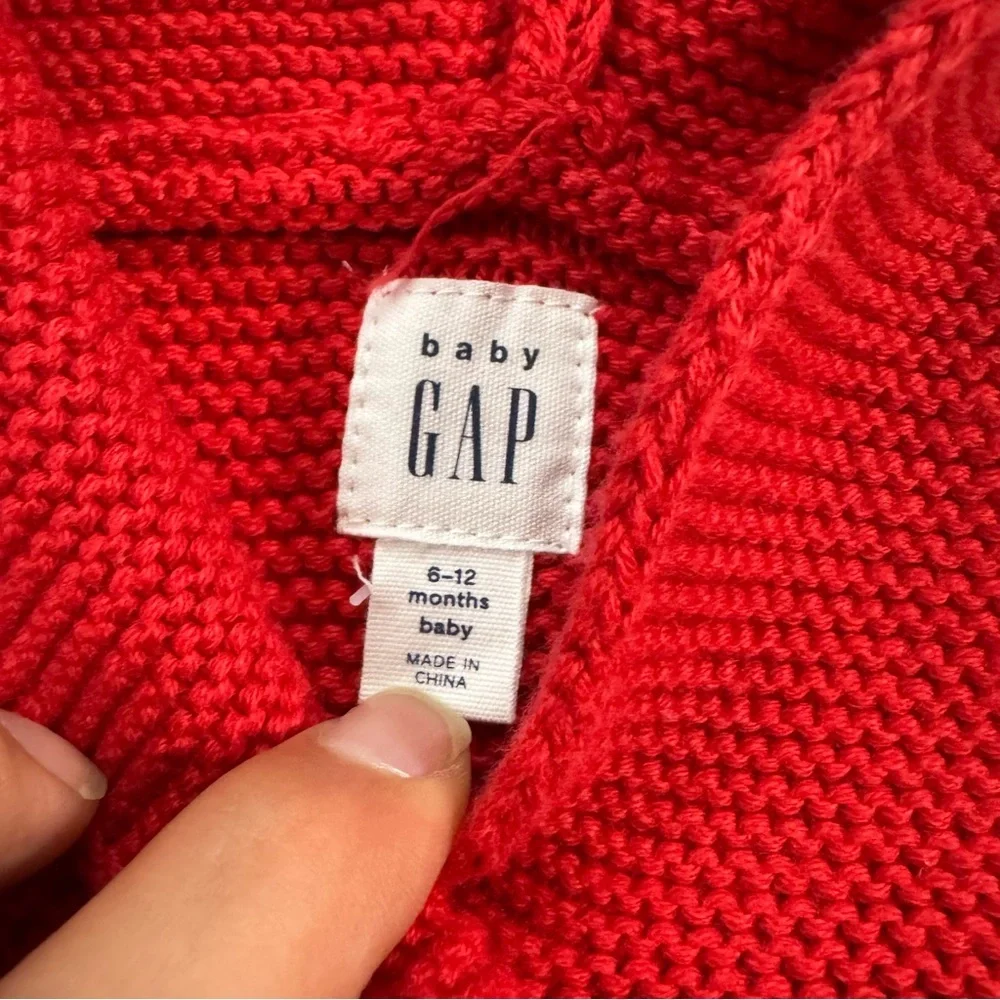 503. NWT GAP Red Knit Hoodie and Pants Set for Kids